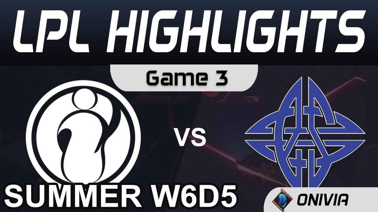 IG vs ES Highlights Game 3 LPL Summer Season 2020 W6D5 Invictus Gaming vs eStar by Onivia thumbnail