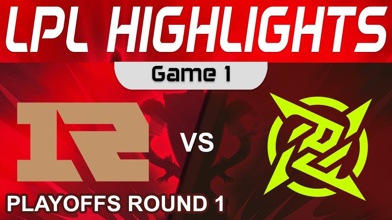 RNG vs NIP Highlights Game 1 LPL Summer Playoffs 2023 Royal Never Give Up vs Ninjas in Pyjamas thumbnail