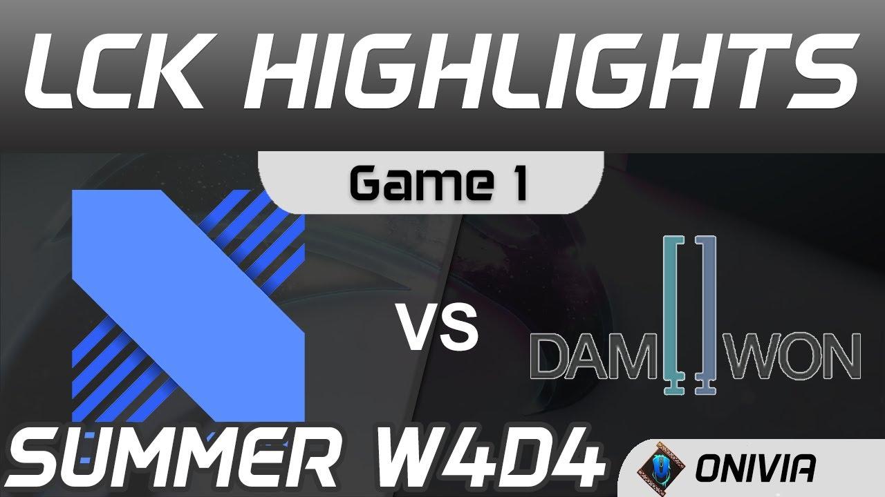 DRX vs DWG Highlights Game 1 LCK Summer Season 2020 W4D4 DRX vs DAMWON by Onivia thumbnail