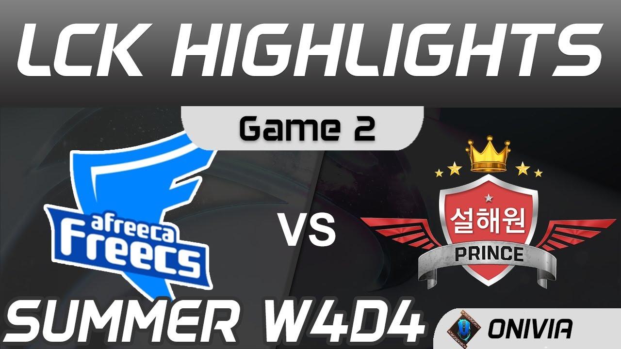 AF vs SP Highlights Game 2 LCK Summer Season 2020 W4D4 Afreeca Freecs vs SeolHaeOne Prince by Onivia thumbnail