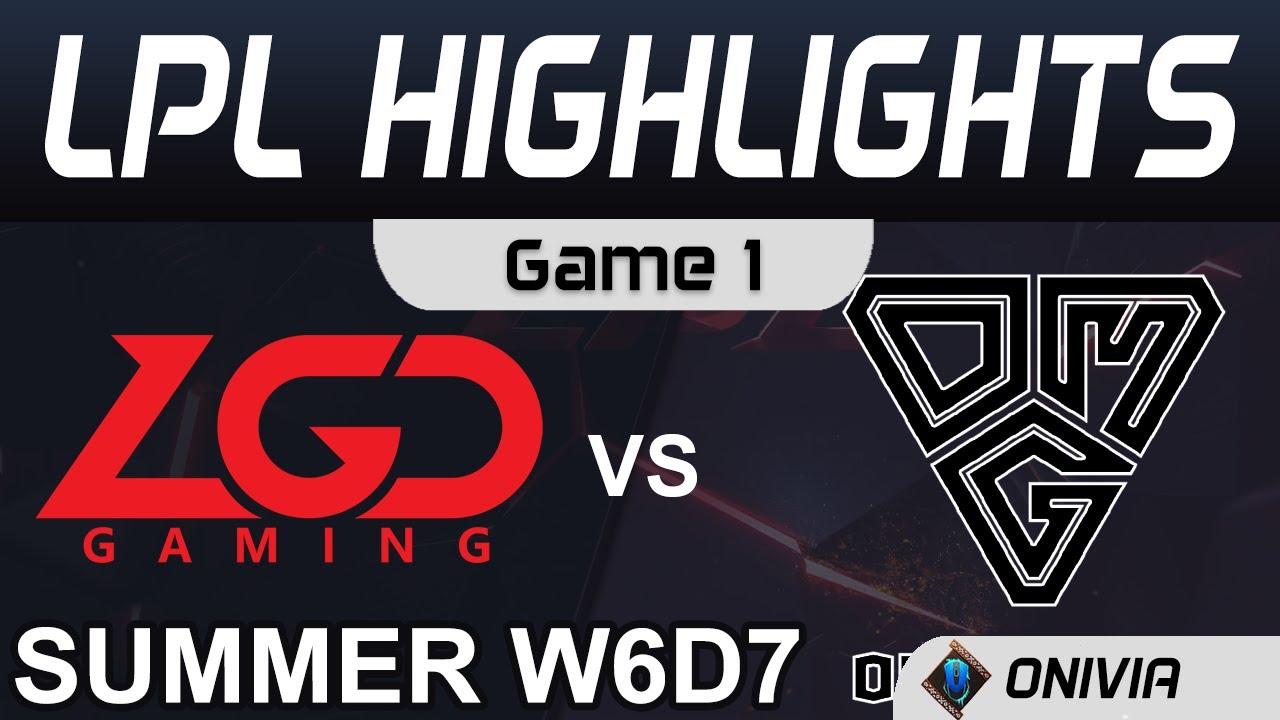 LGD vs OMG Highlights Game 1 LPL Summer Season 2020 W6D7 LGD Gaming vs Oh My God by Onivia thumbnail