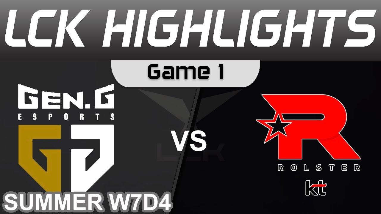 GEN vs KT Highlights Game 1 LCK Summer Season 2023 W7D4 Gen G vs KT Rolster by Onivia thumbnail