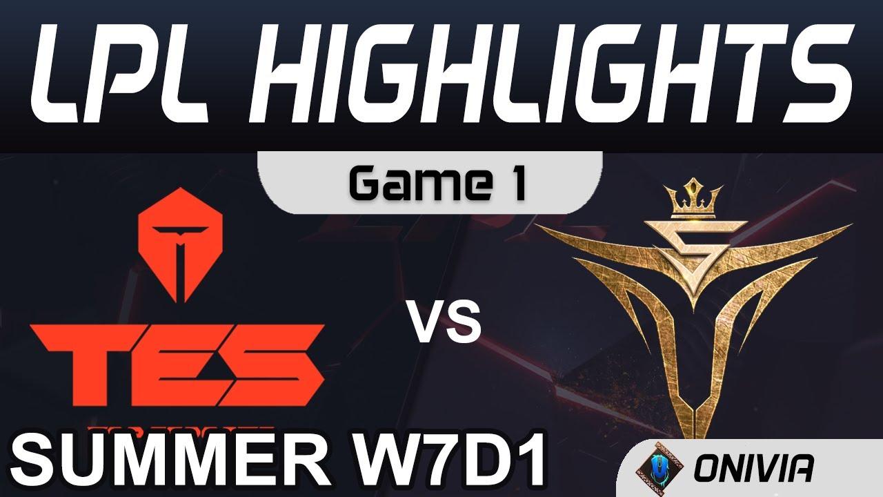 TES vs V5 Highlights Game 1 LPL Summer Season 2020 W7D1 Top Esports vs Victory Five by Onivia thumbnail