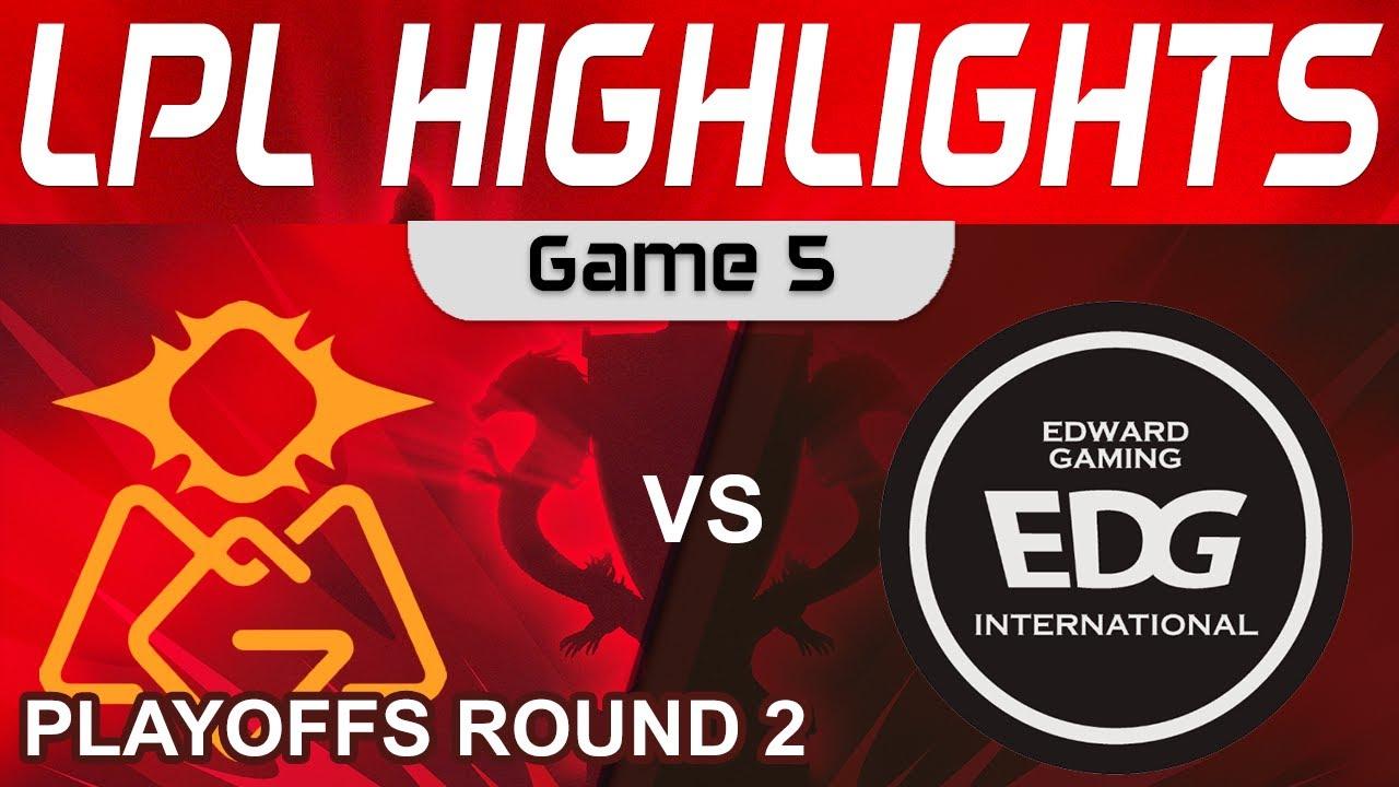 OMG vs EDG Highlights Game 5 LPL Summer Playoffs 2023 Oh My God vs EDward Gaming by Onivia thumbnail