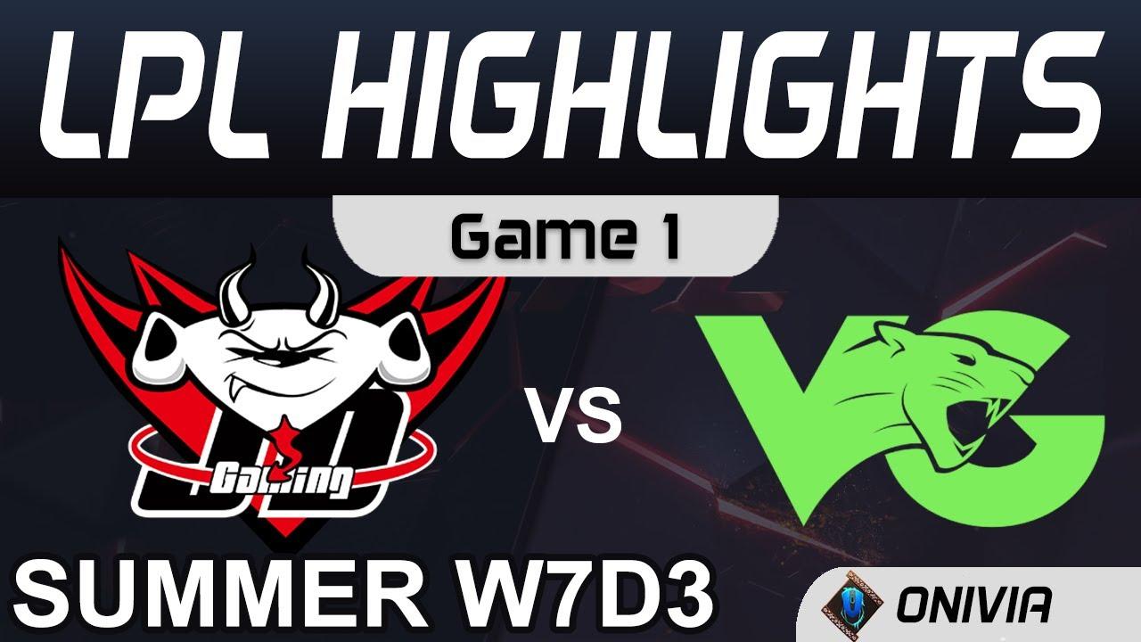 JDG vs VG Highlights Game 1 LPL Summer Season 2020 W7D3 JD Gaming vs Vici Gaming by Onivia thumbnail