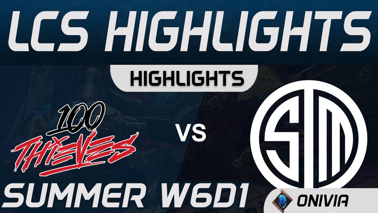 100 vs TSM Highlights LCS Summer 2020 W6D1 100 Thieves vs Team SoloMid by Onivia thumbnail