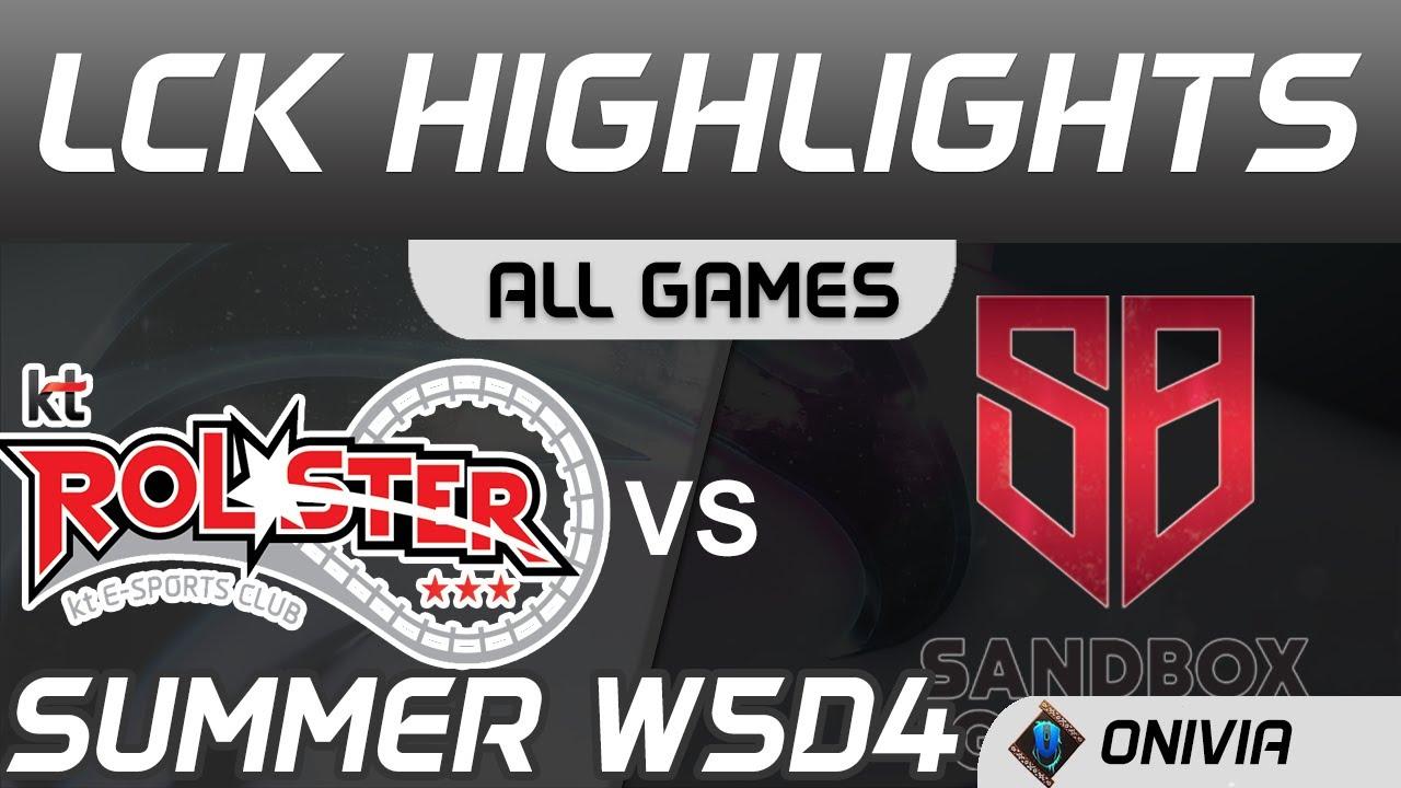 KT vs SB Highlights ALL GAMES LCK Summer Season 2020 W5D4 KT Rolster vs SANDBOX Gaming by Onivia thumbnail