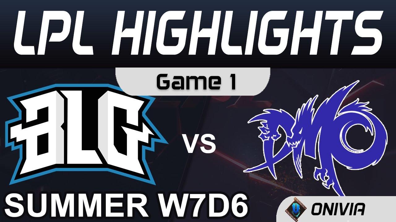 BLG vs DMO Highlights Game 1 LPL Summer Season 2020 W7D6 Bilibili Gaming vs Dominus Esports by Onivi thumbnail