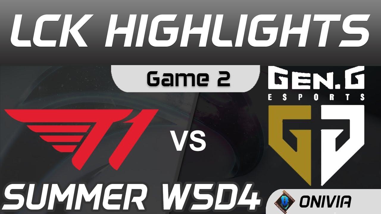 T1 vs GEN Highlights Game 2 LCK Summer Season 2020 W5D4 T1 vs Gen G by Onivia thumbnail