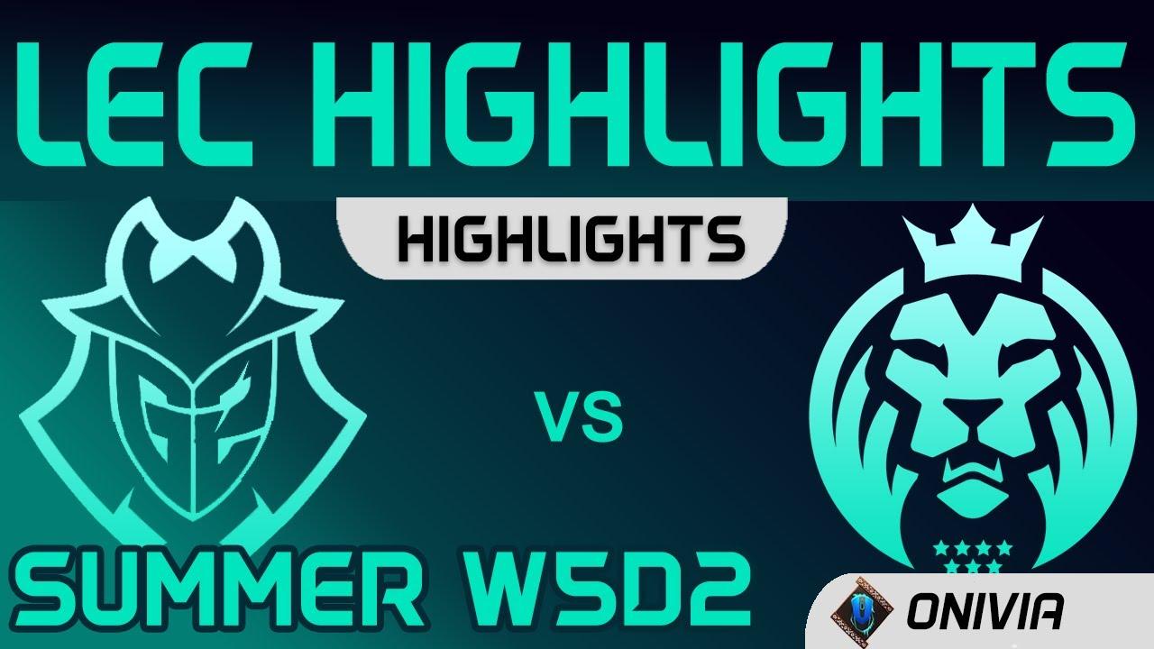 G2 vs MAD Highlights W5D2 LEC Summer 2020 G2 Esports vs MAD Lions by Onivia thumbnail