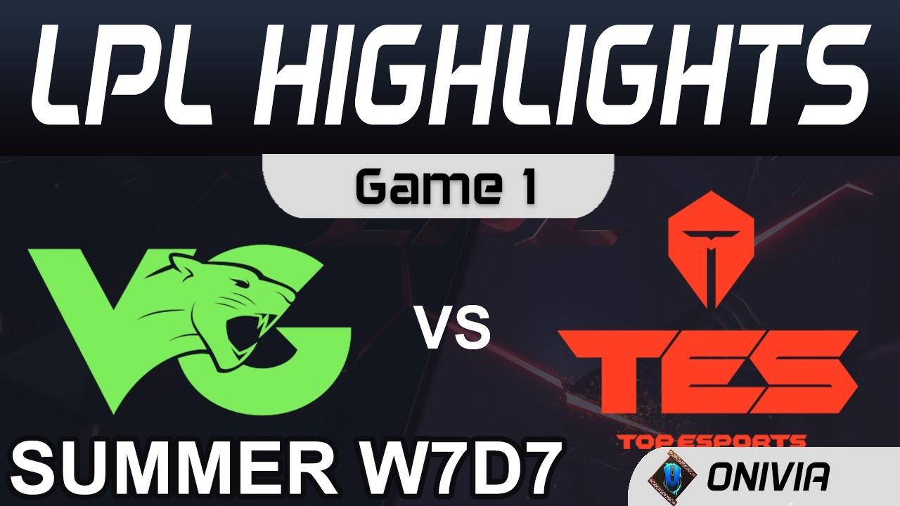 VG vs TES Highlights Game 1 LPL Summer Season 2020 W7D7 Vici Gaming vs Top Esports by Onivia thumbnail