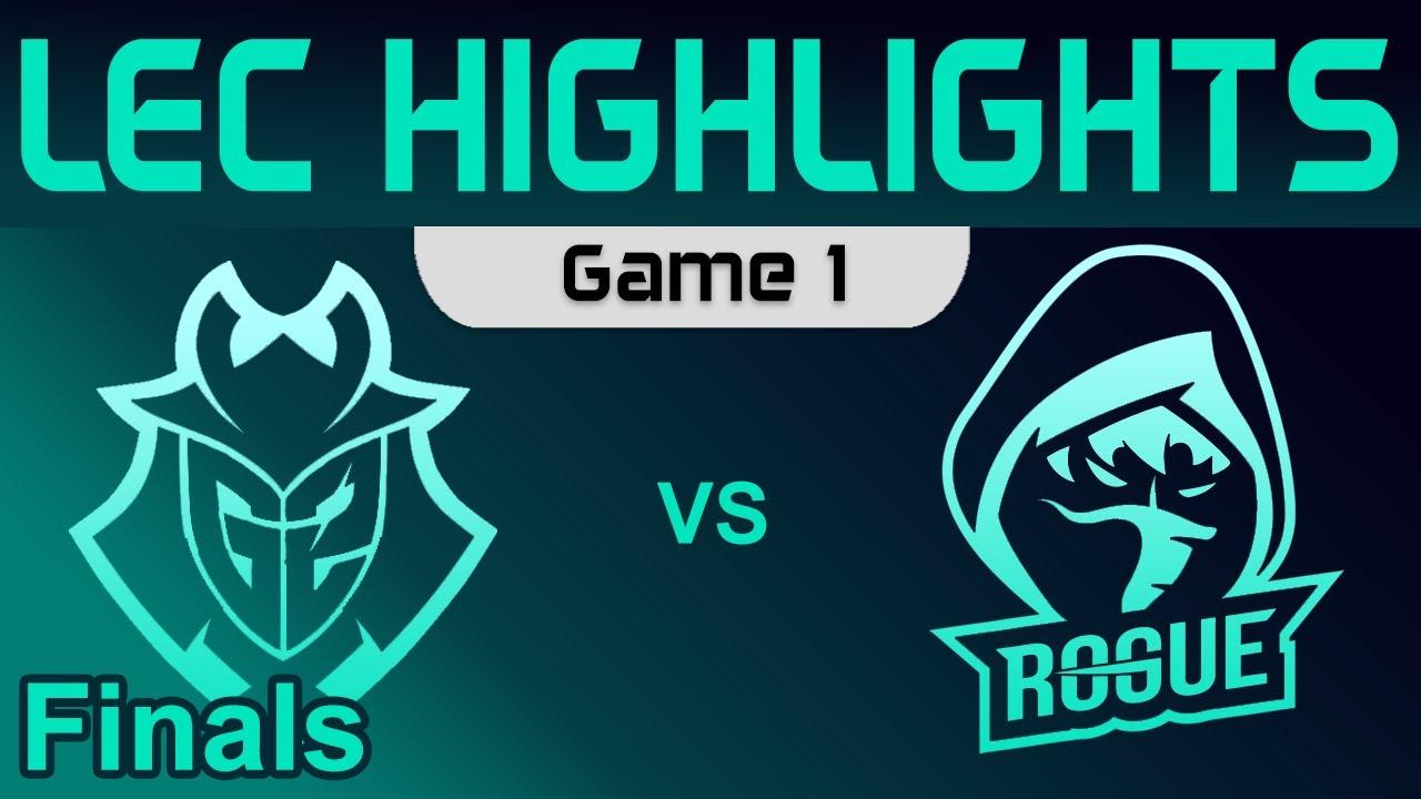 G2 vs RGE Highlights Game 1 Finals LEC Spring Playoffs 2022 G2 Esports vs Rogue by Onivia thumbnail