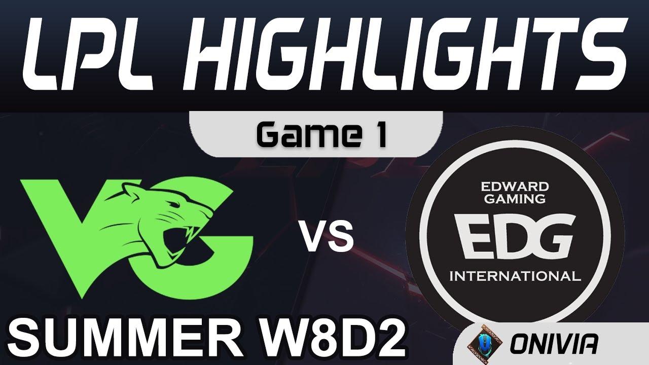 VG vs EDG Highlights Game 1 LPL Summer Season 2020 W8D2 Vici Gaming vs EDward Gaming by Onivia thumbnail