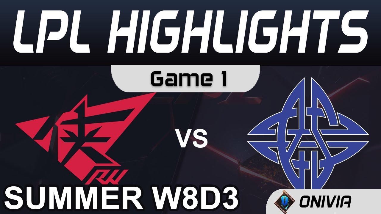 RW vs ES Highlights Game 1 LPL Summer Season 2020 W8D3 Rogue Warriors vs eStar Gaming by Onivia thumbnail