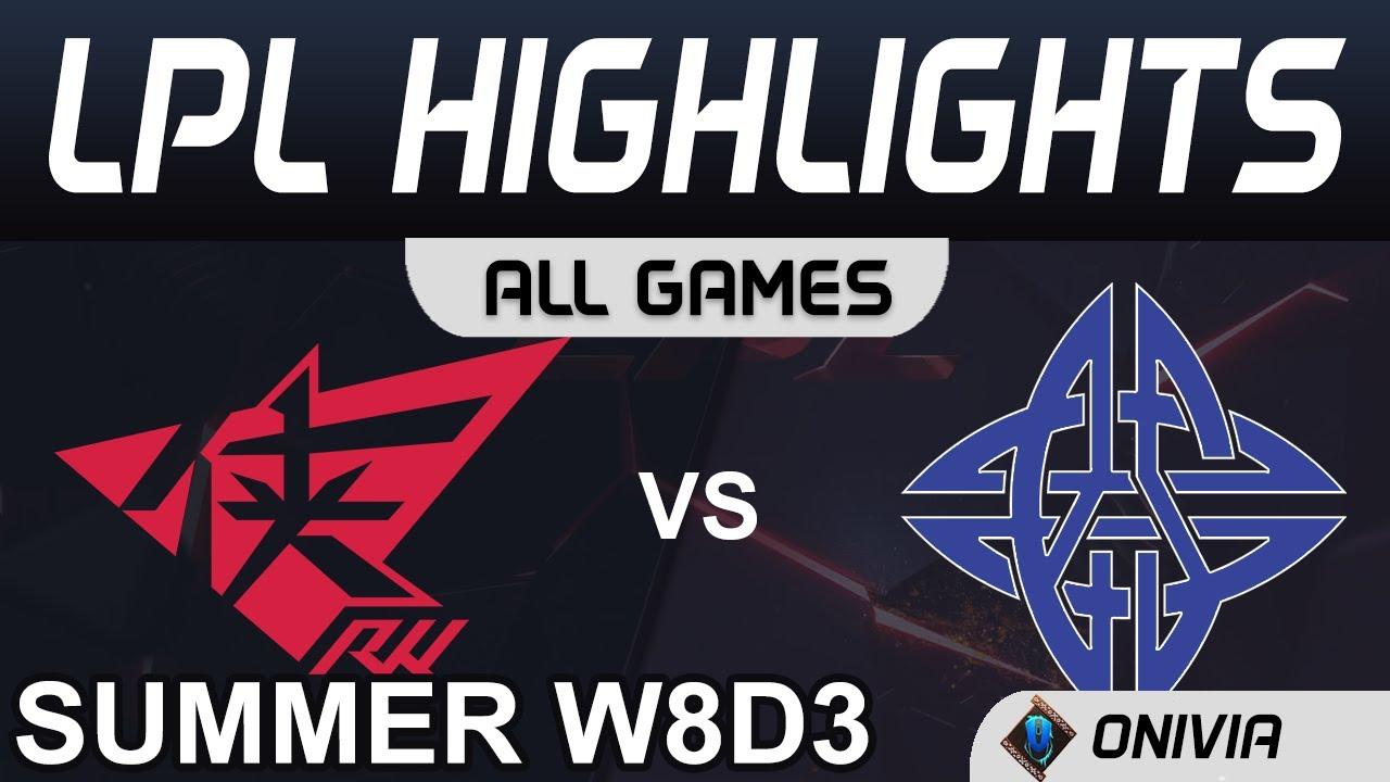 RW vs ES Highlights ALL GAMES LPL Summer Season 2020 W8D3 Rogue Warriors vs eStar Gaming by Onivia thumbnail