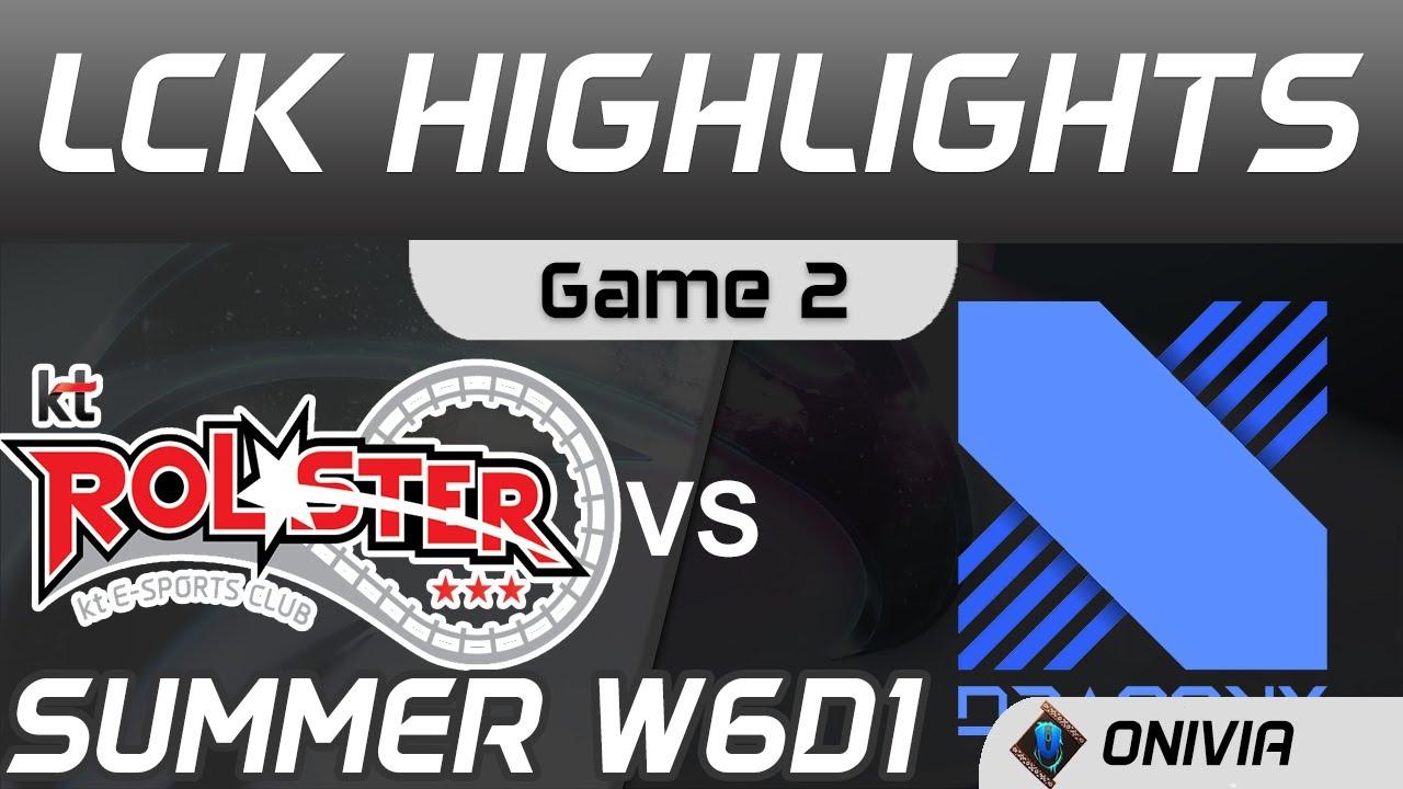 KT vs DRX Highlights Game 2 LCK Summer Season 2020 W6D1 KT Rolster vs DRX by Onivia thumbnail