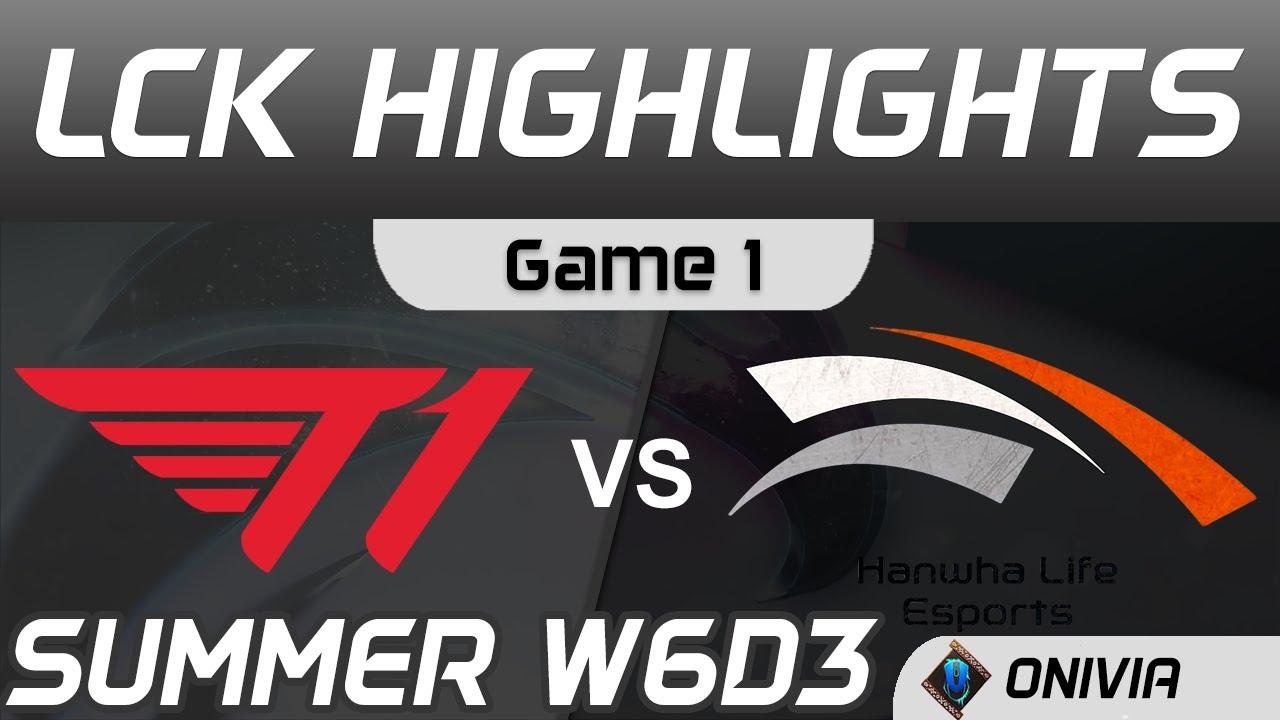 T1 vs HLE Highlights Game 1 LCK Summer Season 2020 W6D3 T1 vs Hanwha Life Esports by Onivia thumbnail