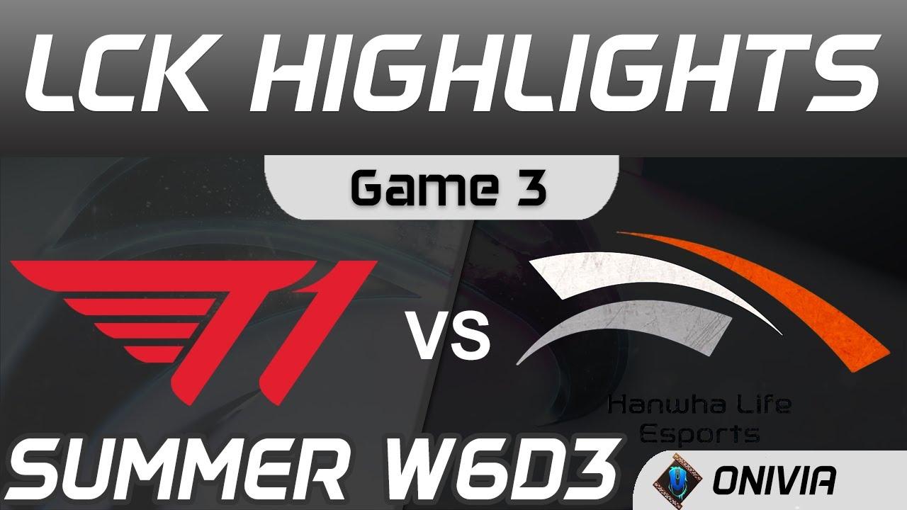 T1 vs HLE Highlights Game 3 LCK Summer Season 2020 W6D3 T1 vs Hanwha Life Esports by Onivia thumbnail