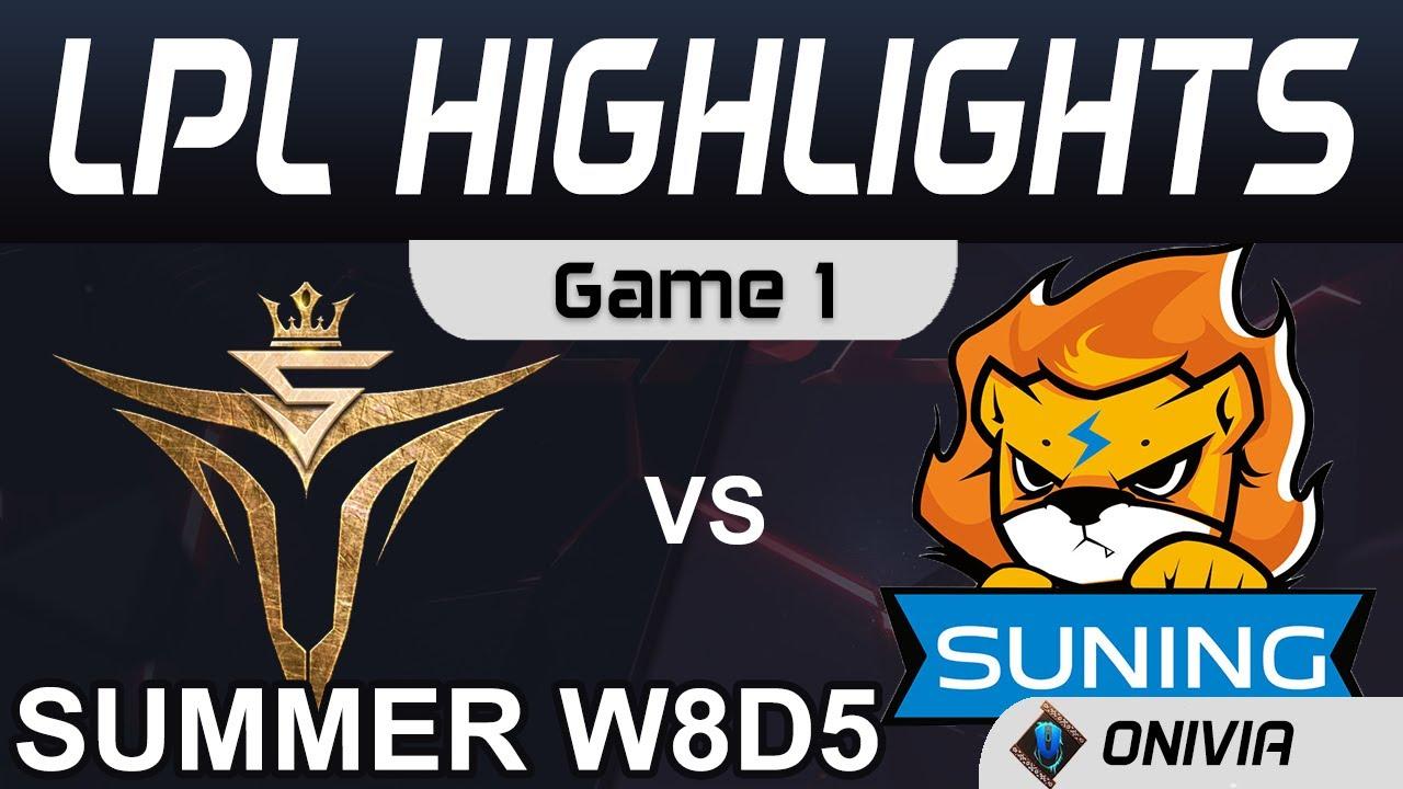 V5 vs SN Highlights Game 1 LPL Summer Season 2020 W8D5 Victory Five vs Suning by Onivia thumbnail