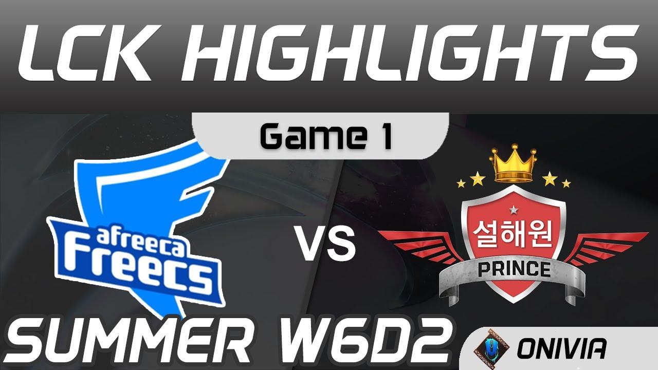 AF vs SP Highlights Game 1 LCK Summer Season 2020 W6D2 Afreeca Freecs vs SeolHaeOne Prince by Onivia thumbnail