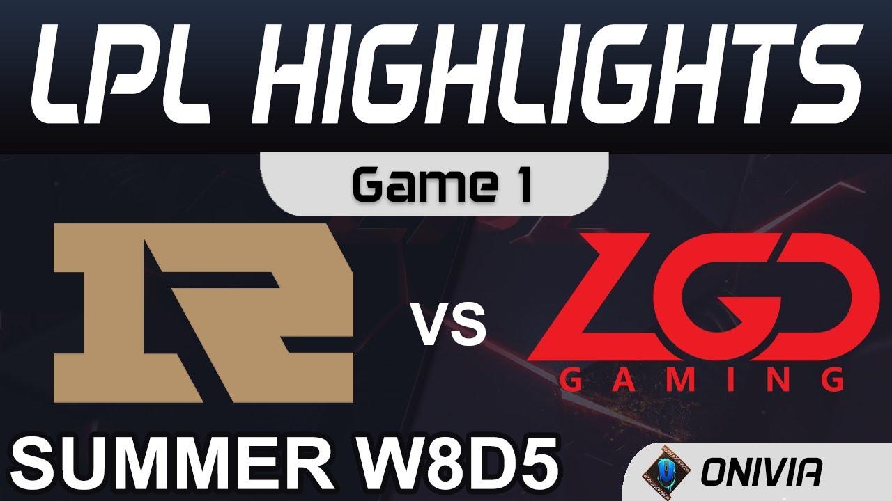 RNG vs LGD Highlights Game 1 LPL Summer Season 2020 W8D5 Royal Never Give Up vs LGD Gaming by Onivia thumbnail