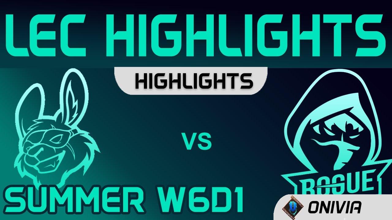 MSF vs RGE Highlights W6D1 LEC Summer 2020 Misfits Gaming vs Rogue by Onivia thumbnail