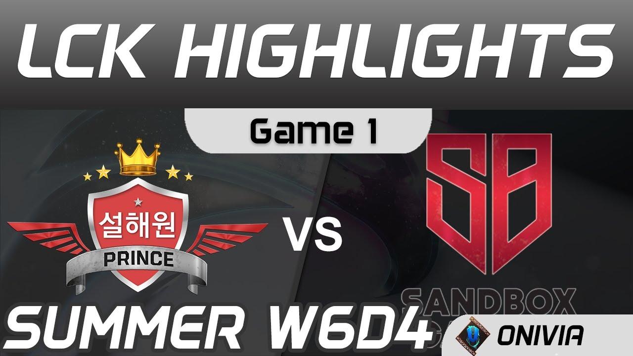 SP vs SB Highlights Game 1 LCK Summer Season 2020 W6D4 SeolHaeOne Prince vs SANDBOX Gaming by Onivia thumbnail