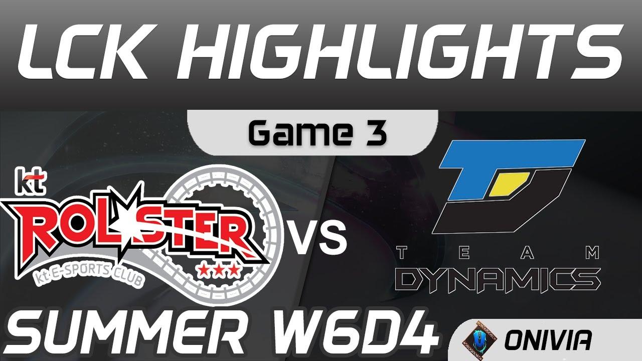 KT vs DYN Highlights Game 3 LCK Summer Season 2020 W6D4 KT Rolster vs Team Dynamics by Onivia thumbnail