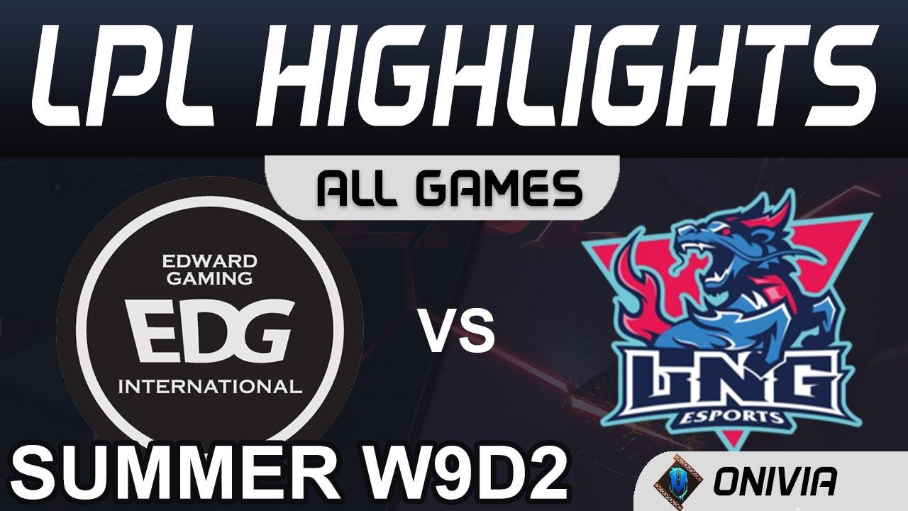 EDG vs LNG Highlights ALL GAMES LPL Summer Season 2020 W9D2 EDward Gaming vs LNG Esports by Onivia thumbnail