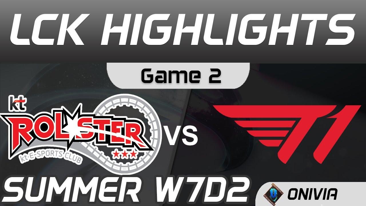 KT vs T1 Highlights Game 2 LCK Summer Season 2020 W7D2 KT Rolster vs T1 by Onivia thumbnail