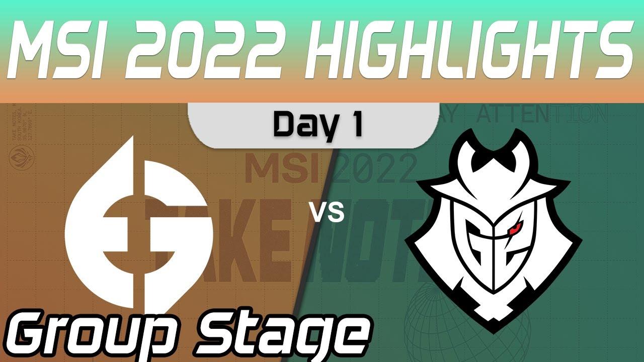 EG vs G2 Highlights Day 1 MSI 2022 Group Stage Evil Geniuses vs G2 Esports by Onivia thumbnail