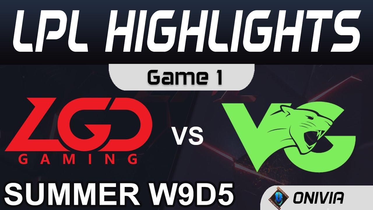 LGD vs VG Highlights Game 1 LPL Summer Season 2020 W9D5 LGD Gaming vs Vici Gaming by Onivia thumbnail