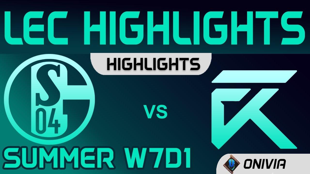 S04 vs XL Highlights W7D1 LEC Summer 2020 FC Schalke 04 vs Excel Esports by Onivia thumbnail