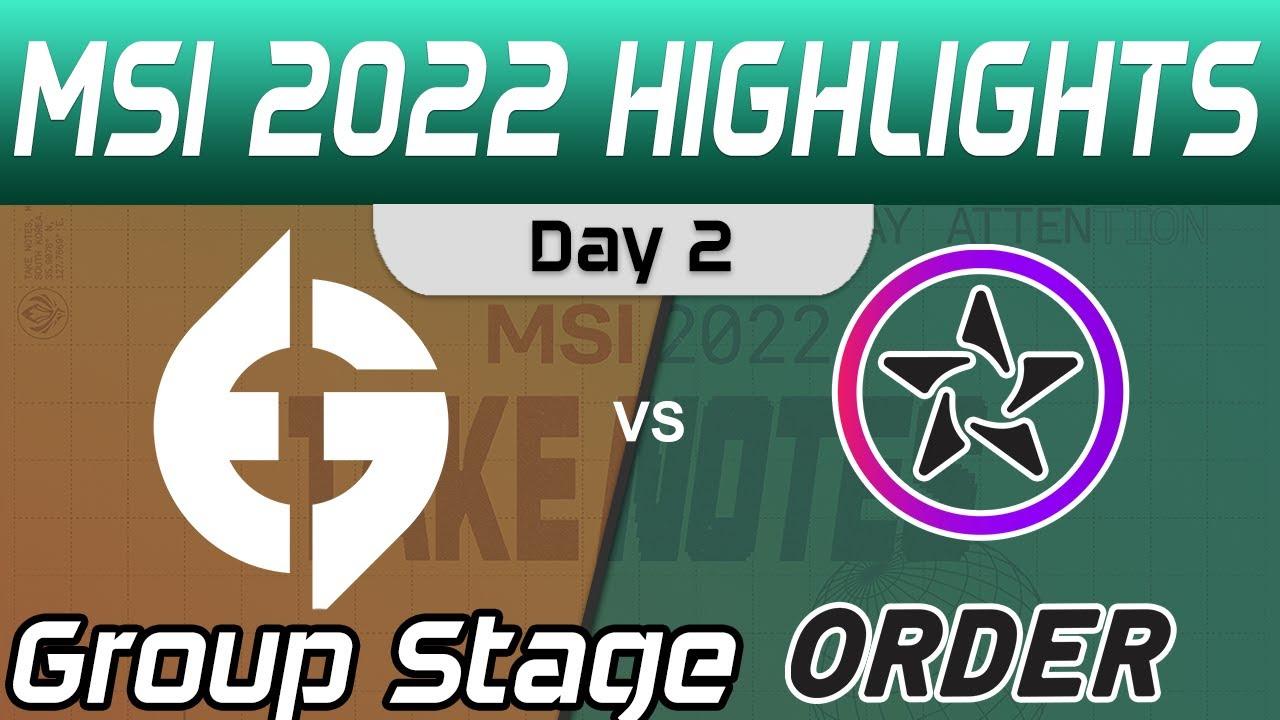 EG vs ORD Highlights Day 2 MSI 2022 Group Stage Evil Geniuses vs ORDER by Onivia thumbnail