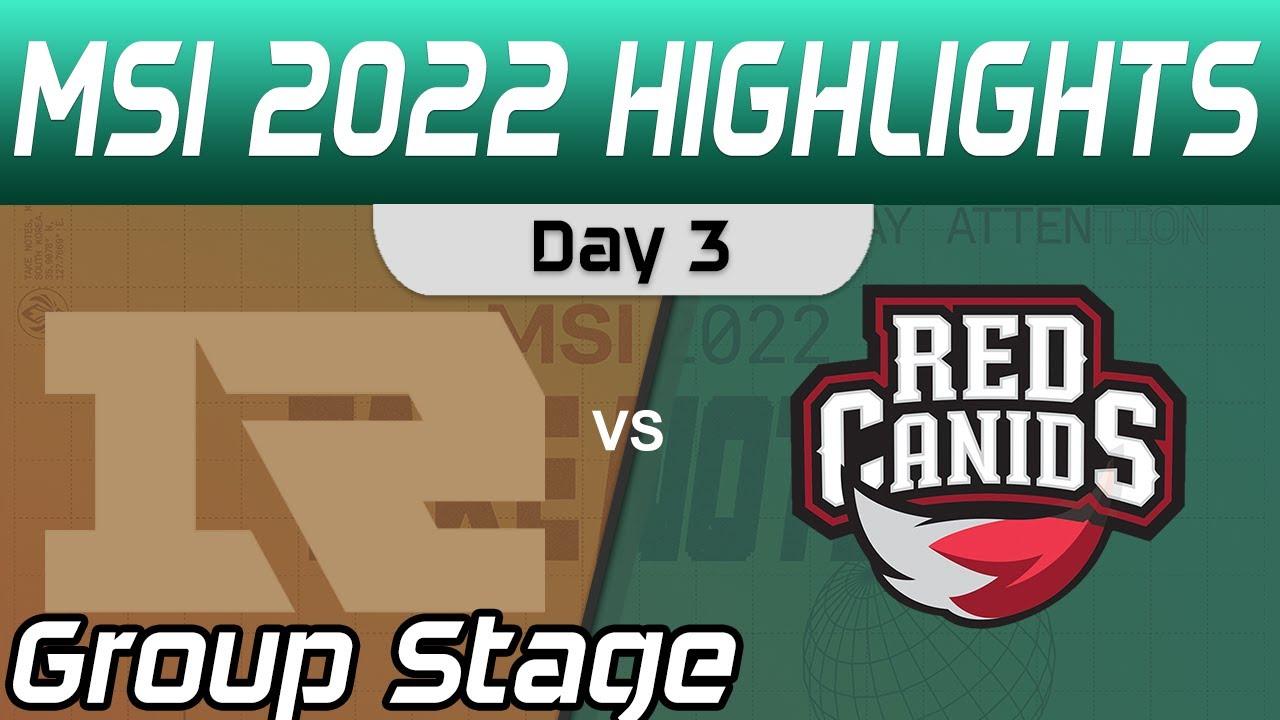 RNG vs RED Highlights Day 3 MSI 2022 Group Stage Royal Never Give Up vs RED Canids by Onivia thumbnail