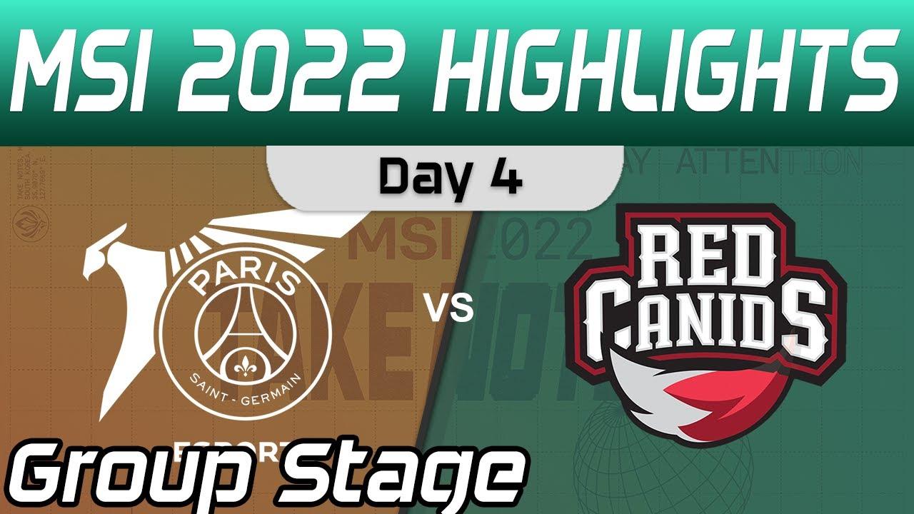 PSG vs RED Highlights Day 4 MSI 2022 Group Stage PSG Talon vs RED Canids by Onivia thumbnail