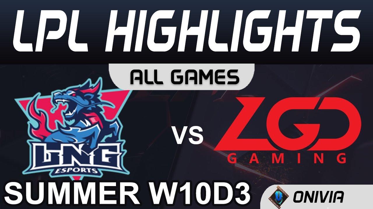 LNG vs LGD Highlights ALL GAMES LPL Summer Season 2020 W10D3 LNG Esports vs LGD Gaming by Onivia thumbnail