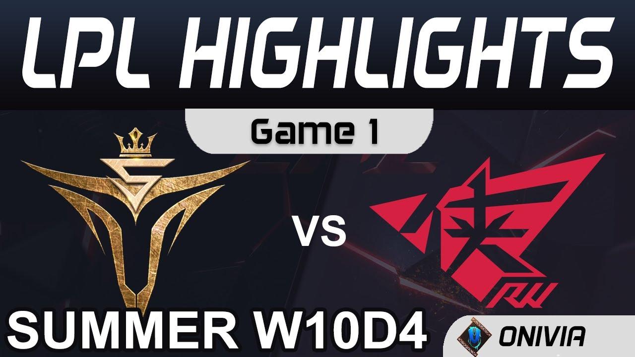 V5 vs RW Highlights Game 1 LPL Summer Season 2020 W10D4 Victory Five vs Rogue Warriors by Onivia thumbnail