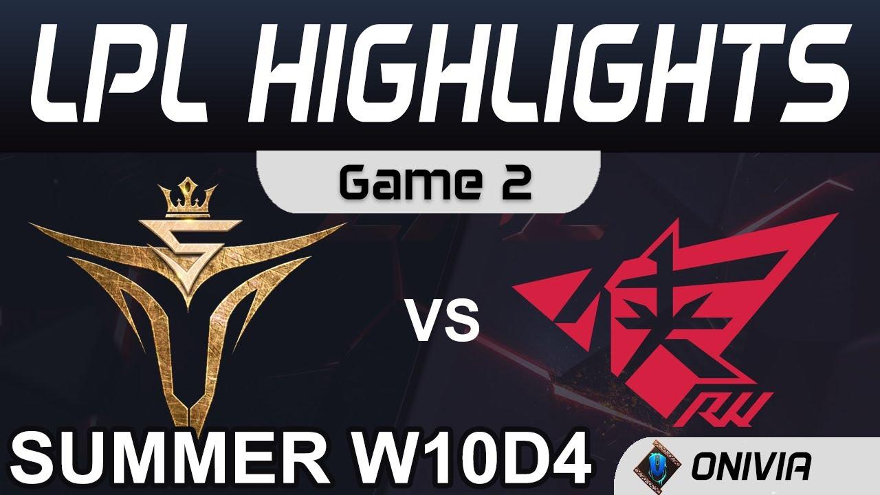 V5 vs RW Highlights Game 2 LPL Summer Season 2020 W10D4 Victory Five vs Rogue Warriors by Onivia thumbnail