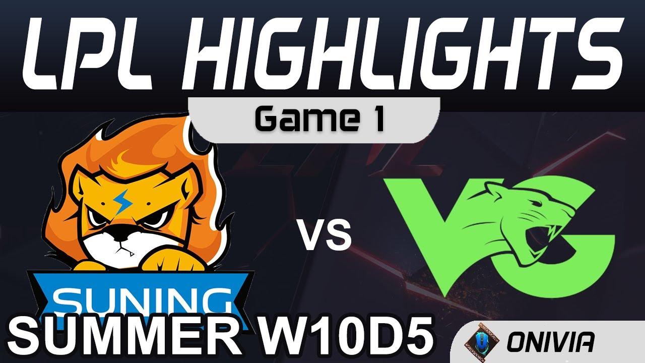 SN vs VG Highlights Game 1 LPL Summer Season 2020 W10D5 Suning vs Vici Gaming by Onivia thumbnail