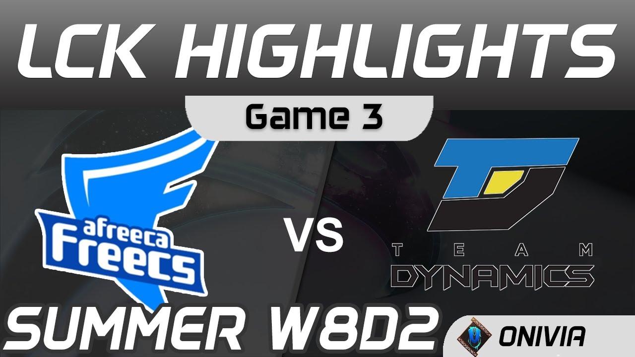 AF vs DYN Highlights Game 3 LCK Summer Season 2020 W8D2 Afreeca Freecs vs Team Dynamics by Onivia thumbnail