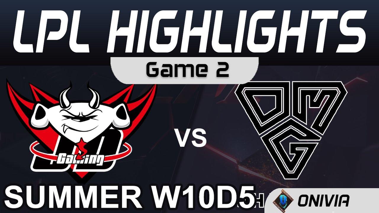 JDG vs OMG Highlights Game 2 LPL Summer Season 2020 W10D5 JD Gaming vs Oh My God by Onivia thumbnail