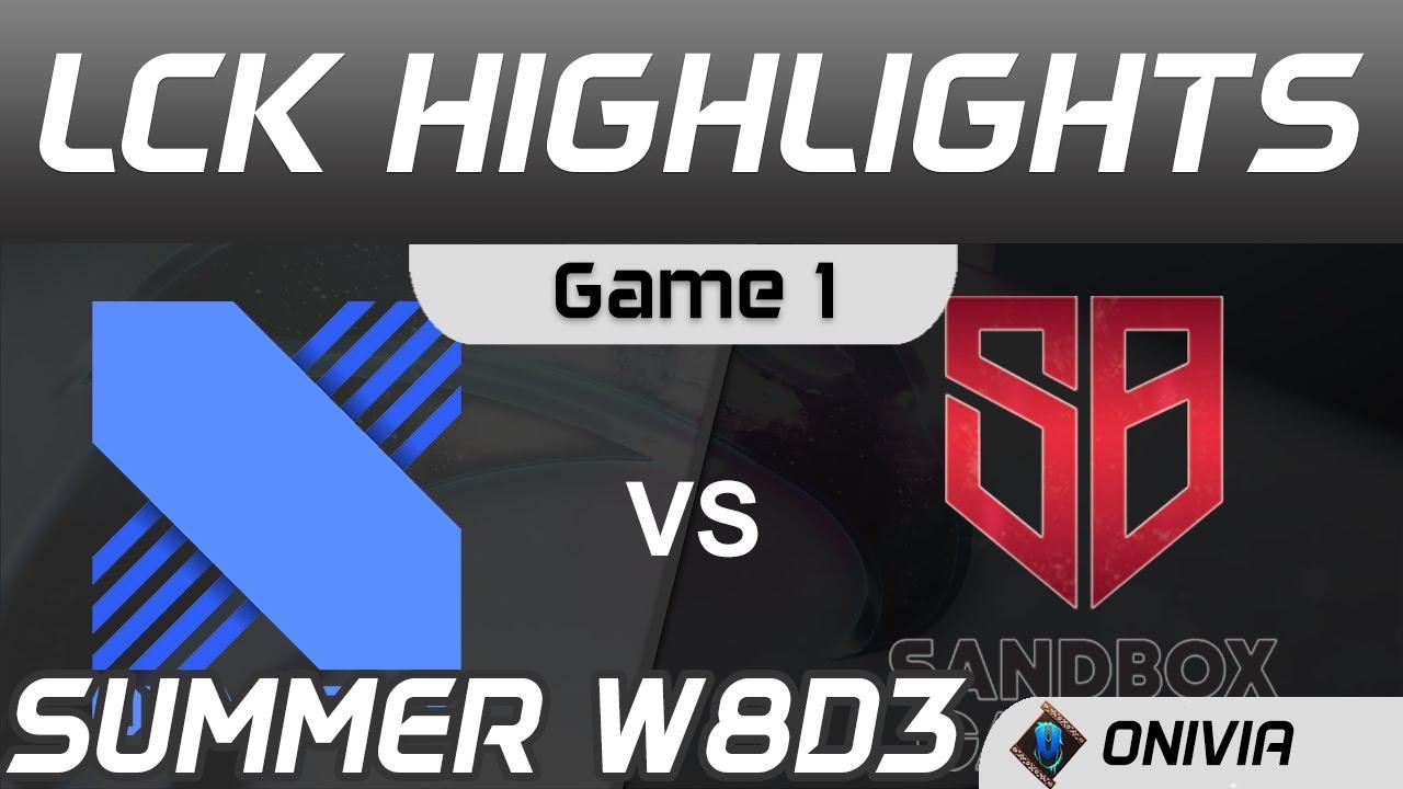 DRX vs SB Highlights Game 1 LCK Summer Season 2020 W8D3 DragonX vs SANDBOX Gaming by Onivia thumbnail