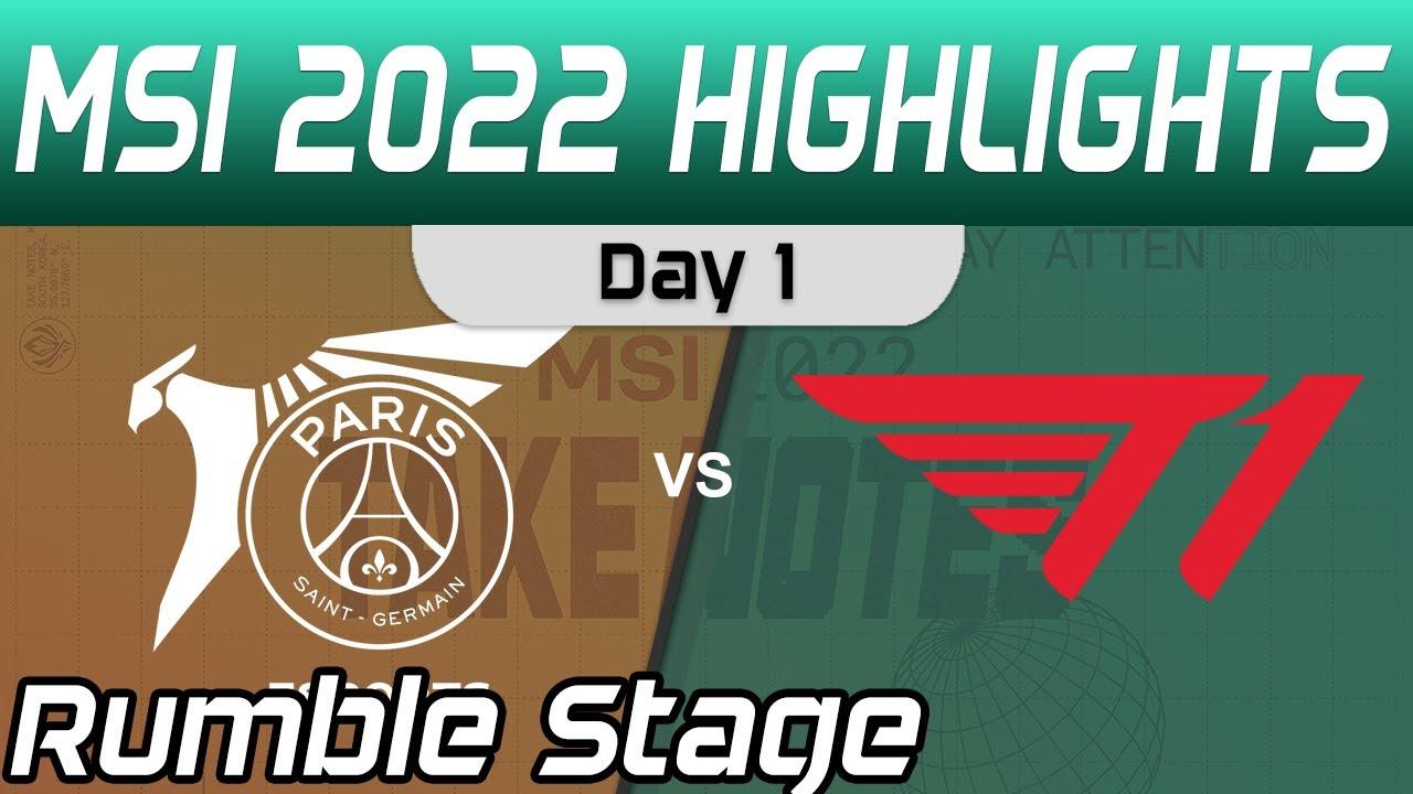 PSG vs T1 Highlights Day 1 MSI 2022 Rumble Stage PSG Talon vs T1 by Onivia thumbnail