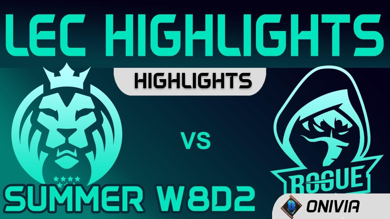 MAD vs RGE Highlights W8D2 LEC Summer 2020 MAD Lions vs Rogue by Onivia thumbnail