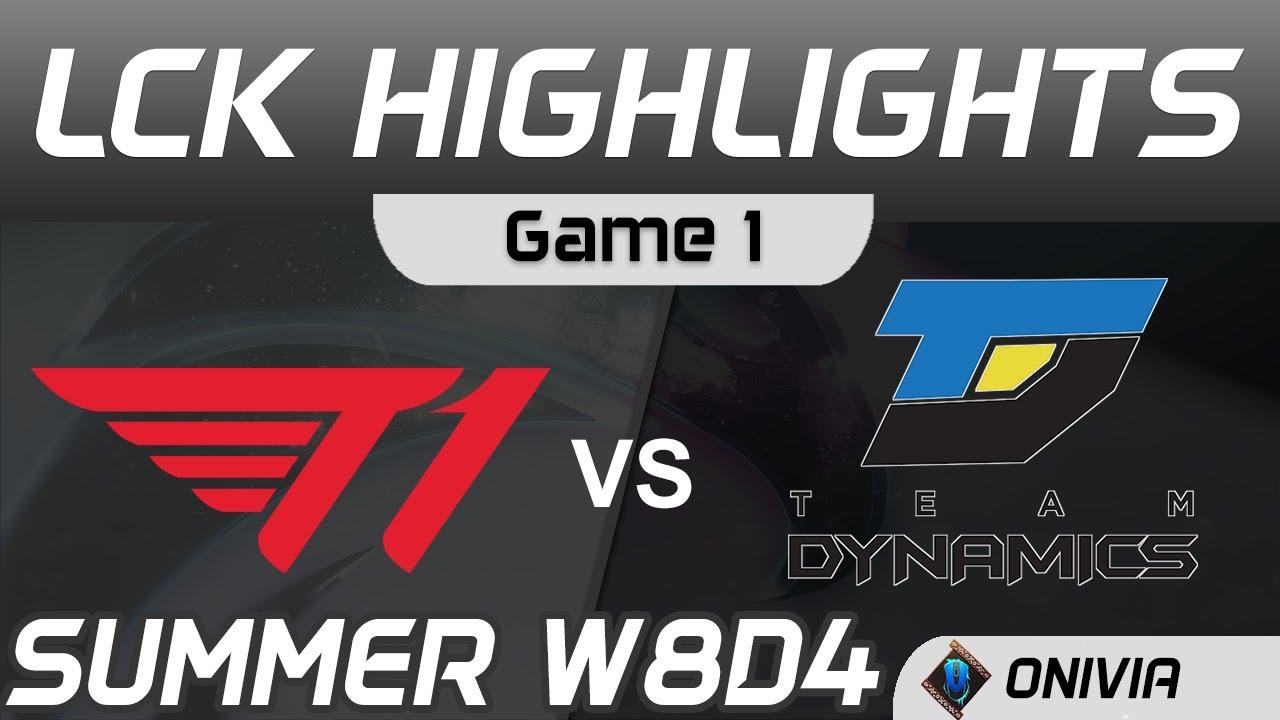 T1 vs DYN Highlights Game 1 LCK Summer Season 2020 W8D4 T1 vs Team Dynamics by Onivia thumbnail