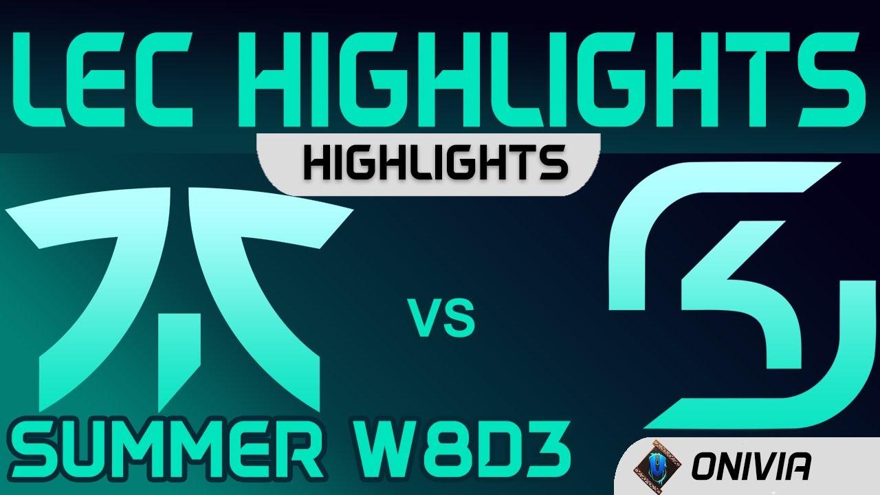 FNC vs SK Highlights W8D3 LEC Summer 2020 Fnatic vs SK Gaming by Onivia thumbnail