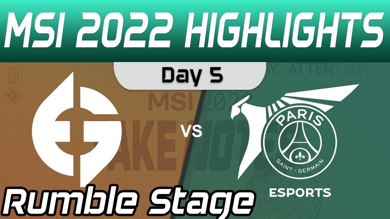 EG vs PSG Highlights Day 5 MSI 2022 Rumble Stage Evil Geniuses vs PSG Talon by Onivia thumbnail