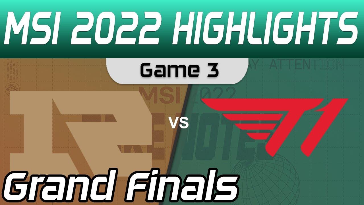 RNG vs T1 Highlights Game 3 FINALS MSI 2022 Royal Never Give Up vs T1 by Onivia thumbnail