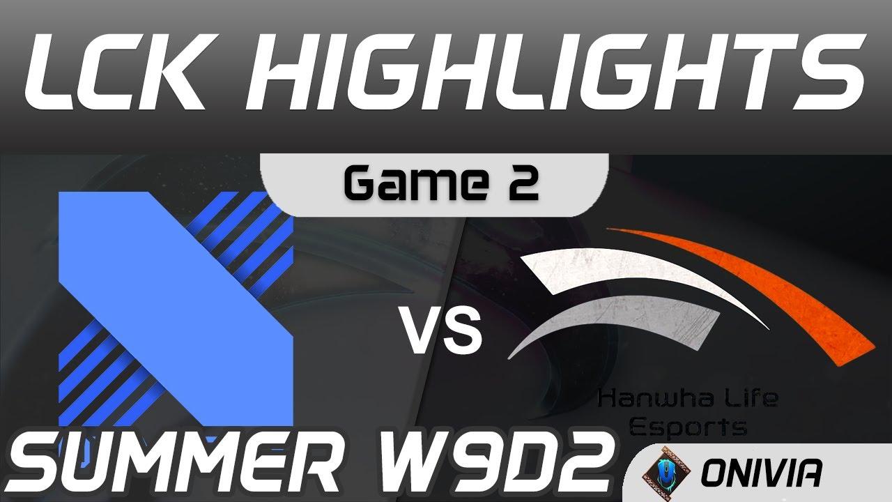 DRX vs HLE Highlights Game 2 LCK Summer Season 2020 W9D2 DragonX vs Hanwha Life Esports by Onivia thumbnail